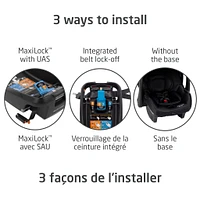 Mico Luxe+ Car Seat - Twillic Black