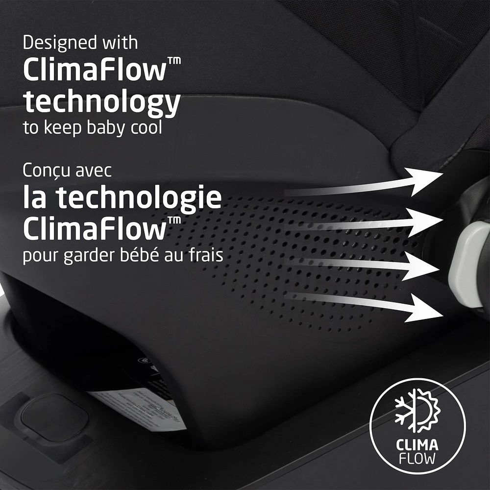 Mico Luxe+ Car Seat - Twillic Black