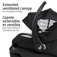 Mico Luxe+ Car Seat - Twillic Black