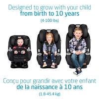 Pria All-in-One Car Seat 4-100lb - Designer Black