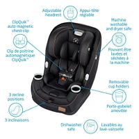 Pria All-in-One Car Seat 4-100lb - Designer Black