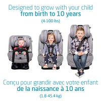 Siège d'Auto Pria All-in-one 4-100lb - Authentic Noir