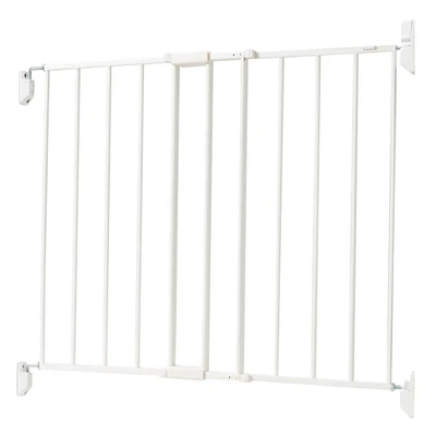 Top of Stairs Expanding Metal Gate - White