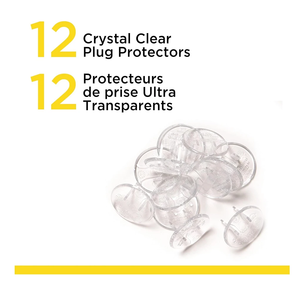 Protecteurs de Prise (12) - Transparent