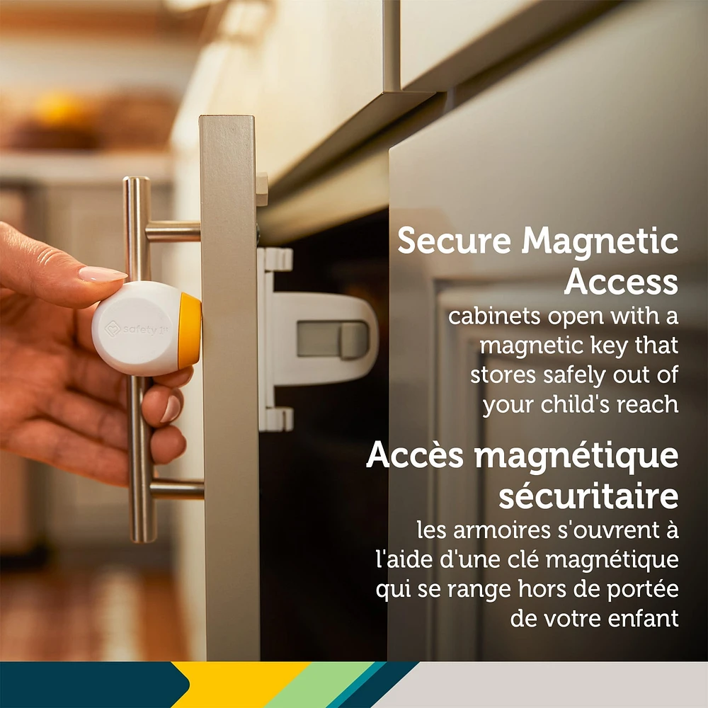Adhesive Magnetic Locking System 
