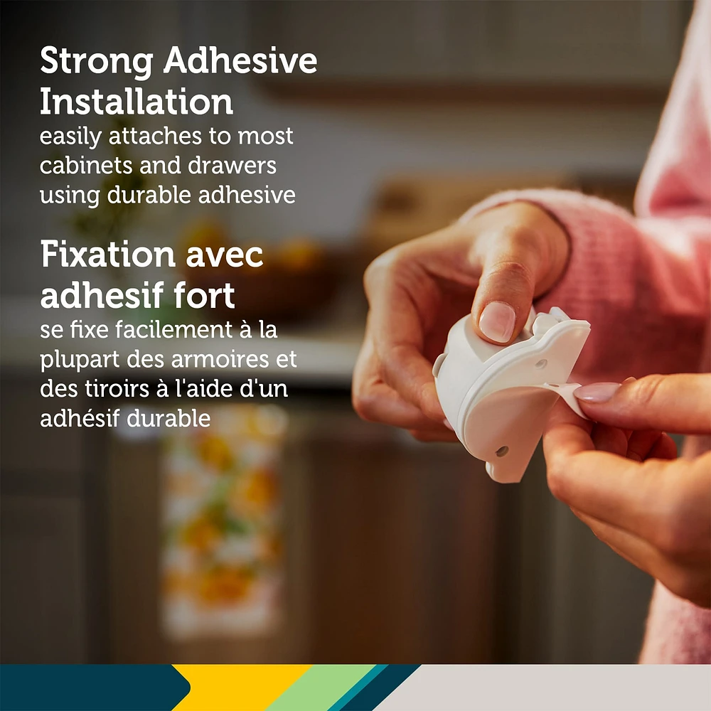 Adhesive Magnetic Locking System 