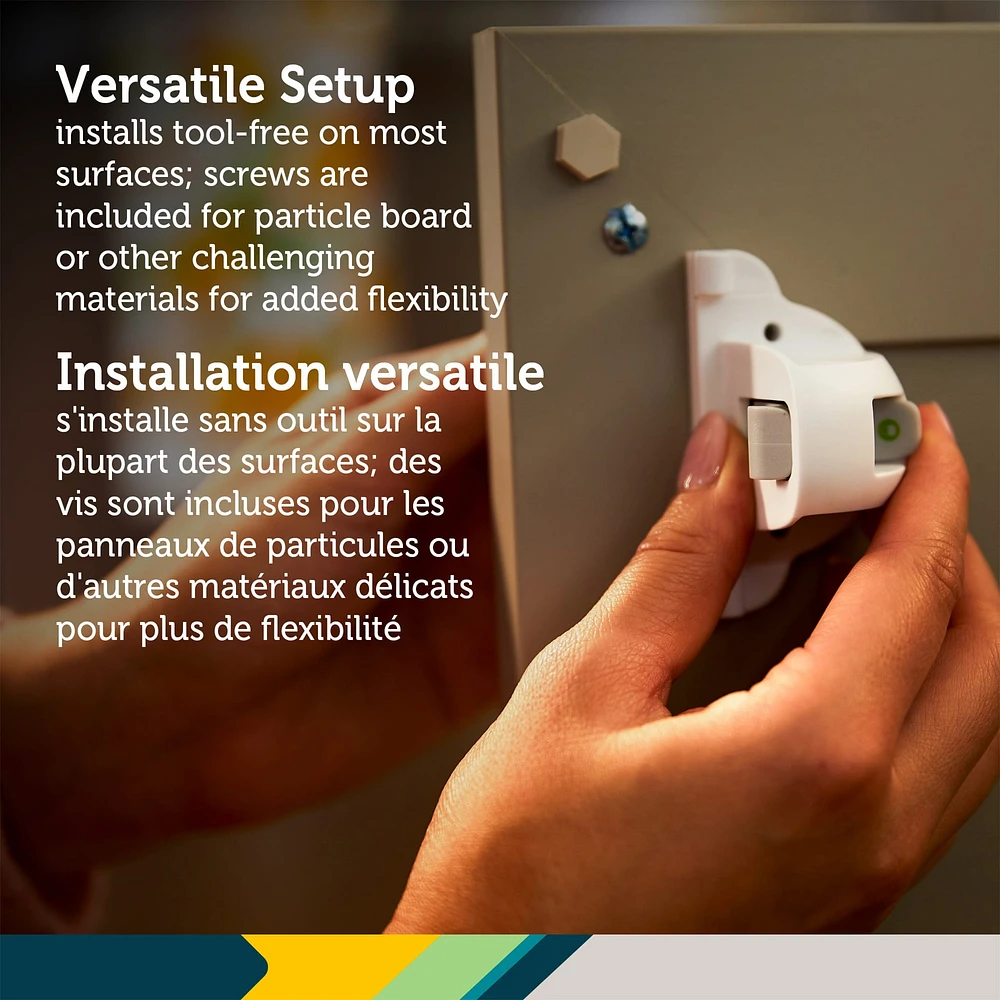 Adhesive Magnetic Locking System 