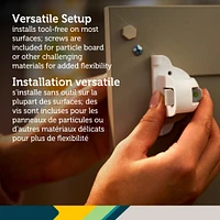 Adhesive Magnetic Locking System 