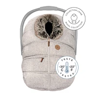 Winter Car Seat Cover - Wool Collection - Selenite Wolf