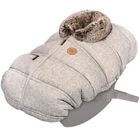 Winter Car Seat Cover - Wool Collection - Selenite Wolf