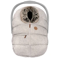 Winter Car Seat Cover - Wool Collection - Selenite Wolf
