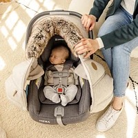 Winter Car Seat Cover - Wool Collection - Selenite Wolf