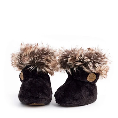 Booties For Baby 0-6m - Onyx Black