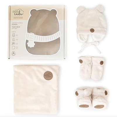Teddy bear gift box for baby (4 accessories