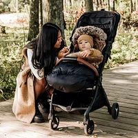 Footmuff cover for pram and stroller - Galaxie Black