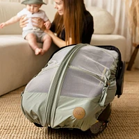 Summer Car Seat Cover - Sage