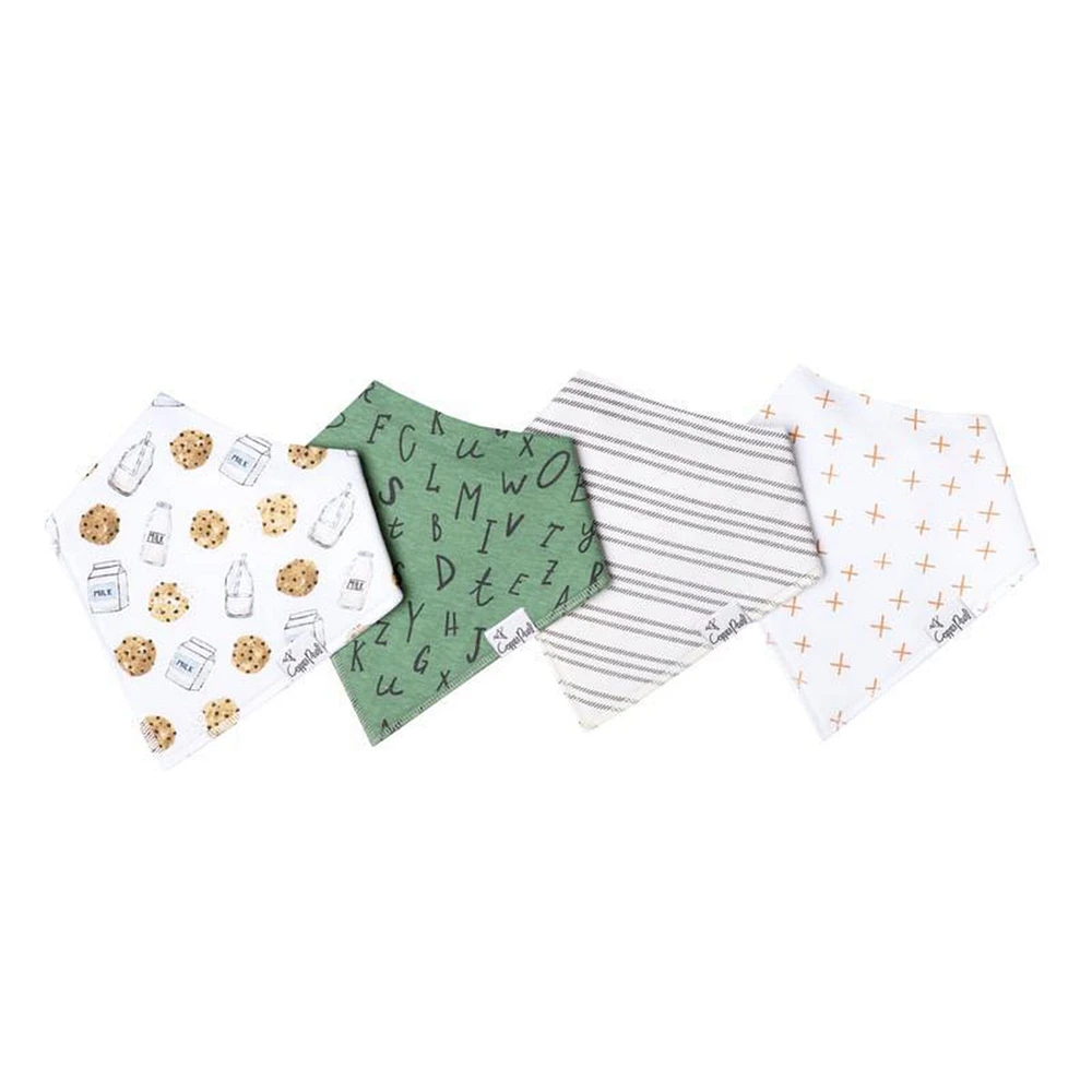 Bavoirs Paquet de 4 - Biscuits et Lait