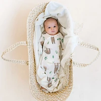 Knotted Gown 0m+ - Noah the Sloth