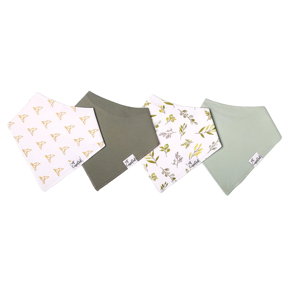 Bavoirs Paquet de 4 - Feuilles Haven