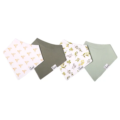 Bavoirs Paquet de 4 - Feuilles Haven