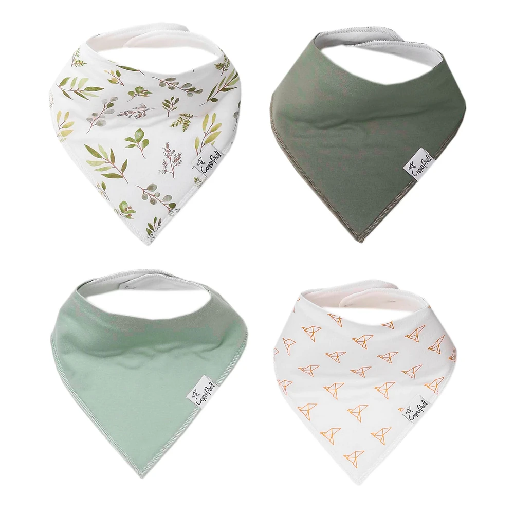 Bavoirs Paquet de 4 - Feuilles Haven