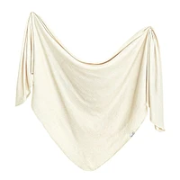 Rib Knit Blanket - Moonstone 