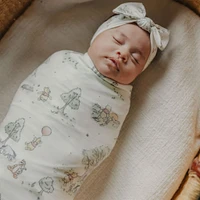 Winnie Swaddle Blanket- Hundred Acre Wood 