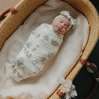 Winnie Swaddle Blanket- Hundred Acre Wood 