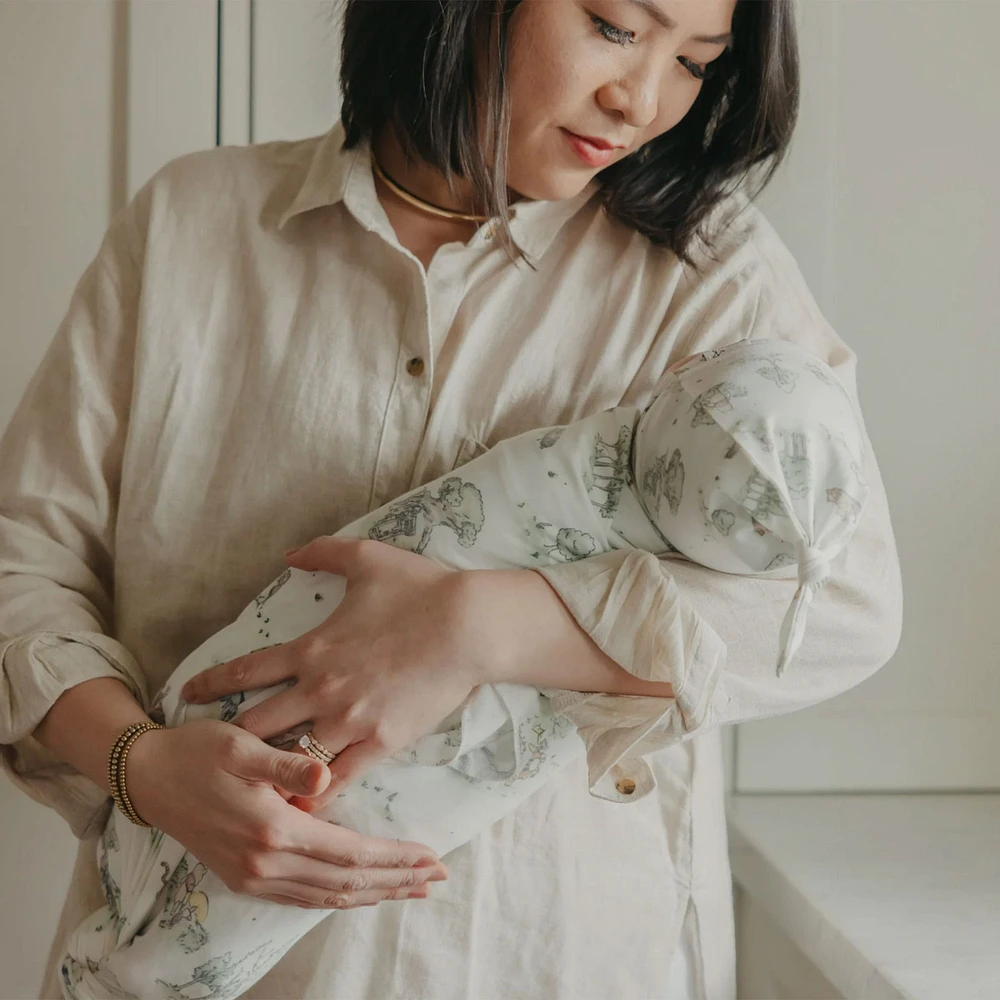 Winnie Swaddle Blanket- Hundred Acre Wood 