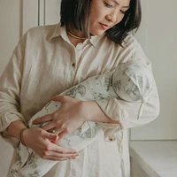Winnie Swaddle Blanket- Hundred Acre Wood 