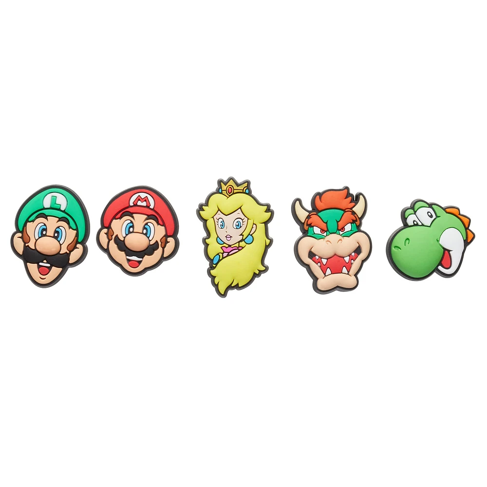 Paquet de 5 Jibbitz Super Mario