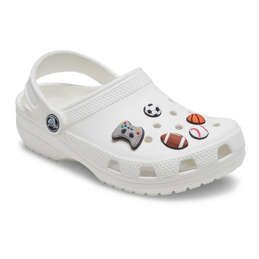 Paquet de 5 Jibbitz Sports