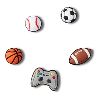 Paquet de 5 Jibbitz Sports
