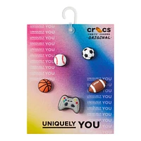 Paquet de 5 Jibbitz Sports