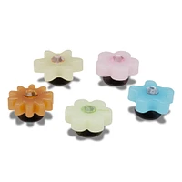 Paquet de 5 Jibbitz Fleurs