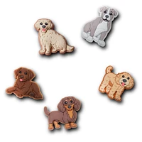 Paquet de 5 Jibbitz Chiens