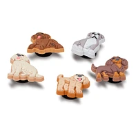 Paquet de 5 Jibbitz Chiens