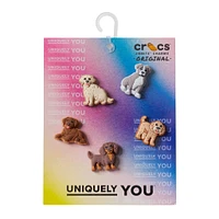 Paquet de 5 Jibbitz Chiens