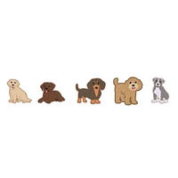 Paquet de 5 Jibbitz Chiens