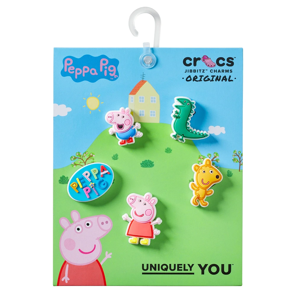 Paquet de 5 Jibbitz Peppa Pig