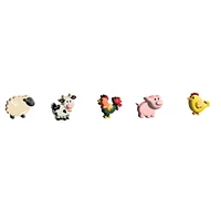 Jibbitz 5pck Animaux  Ferme
