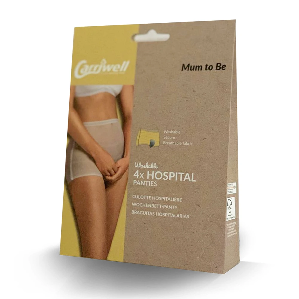Hospital Mesh Panties (C-section and Vaginal Delivery) 4-Pack