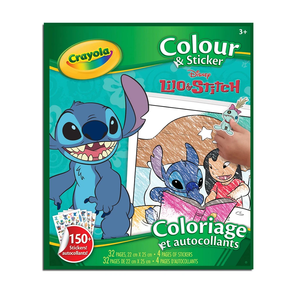Crayola Colour & Sticker, Lilo & Stitch