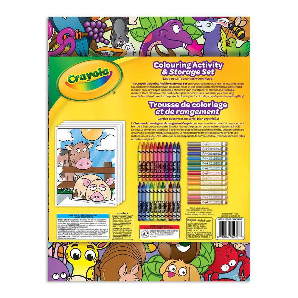 Ensemble de Coloriage et Kit de Rangement Crayola