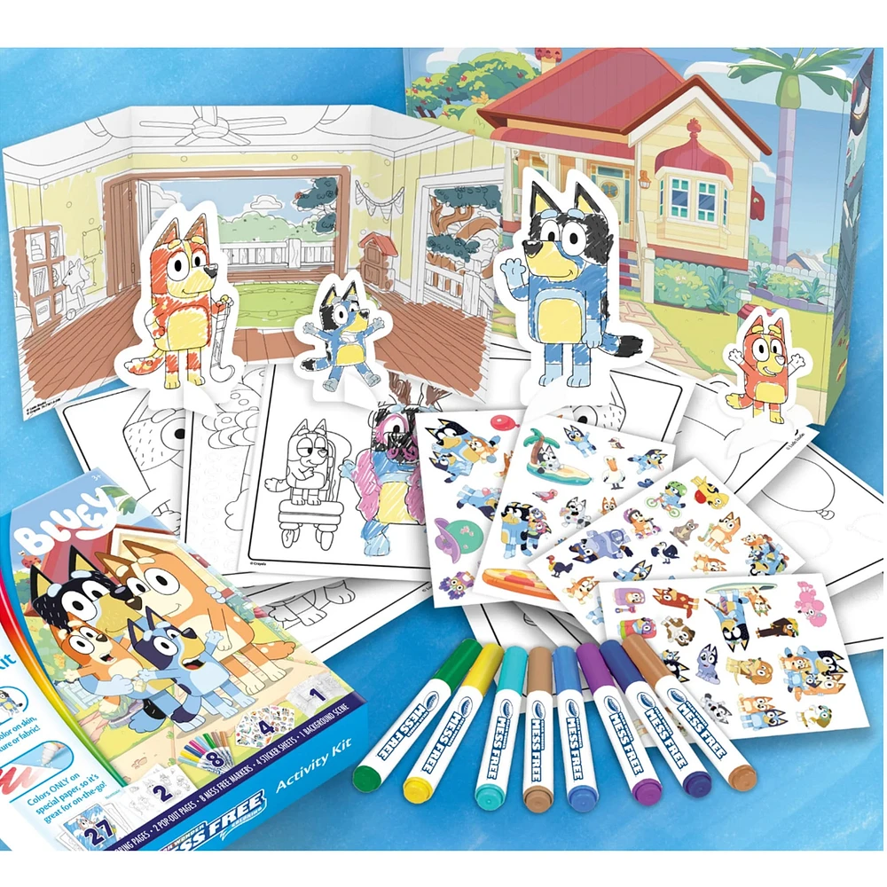 Bluey Crayola Color Wonder Mess-Free Activity Kit