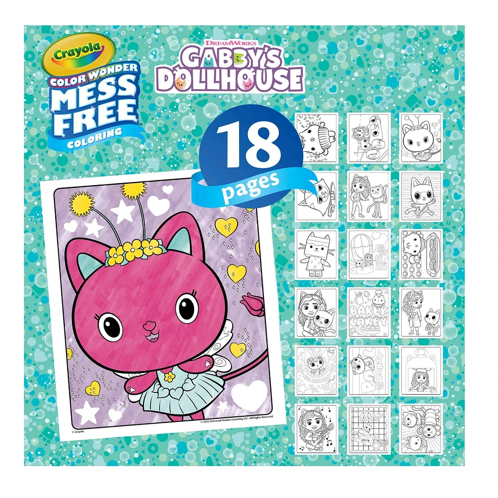 Ensemble de Coloriage Color Wonder - Gabby's Dollhouse