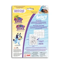 Crayola Colour & Erase Reusable Puzzle Set, Bluey
