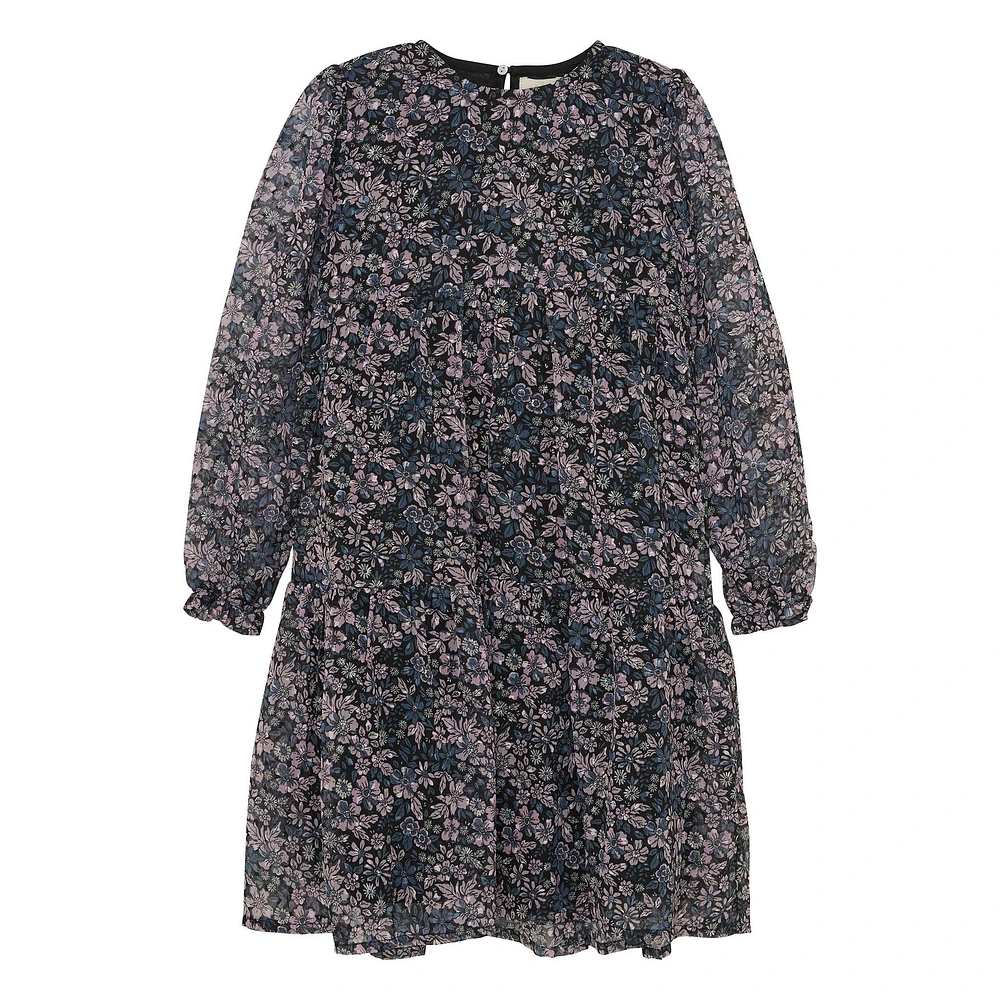 Robe Dobby Fleurs 7-14ans