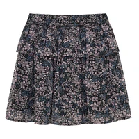 Jupe Dobby Fleurs 7-14ans