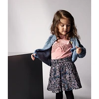 Jupe Dobby Fleurs 7-14ans